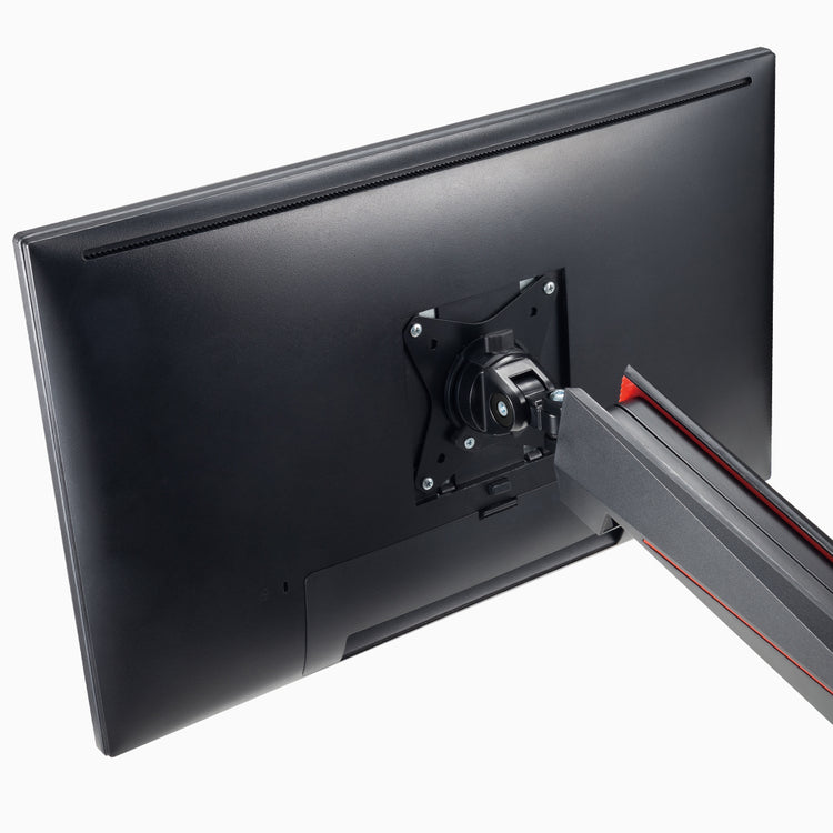 Desky dual LED gaming monitor arm VESA 