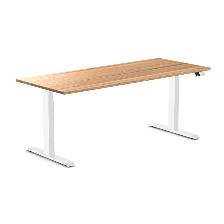Desky Dual Hardwood Sit Stand Desk-Pheasantwood Desky®