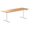 Desky Dual Hardwood Sit Stand Desk-Red Oak Desky®