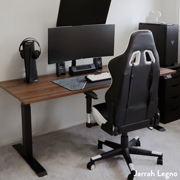 Almost Perfect Desky Dual Melamine Sit Stand Desk