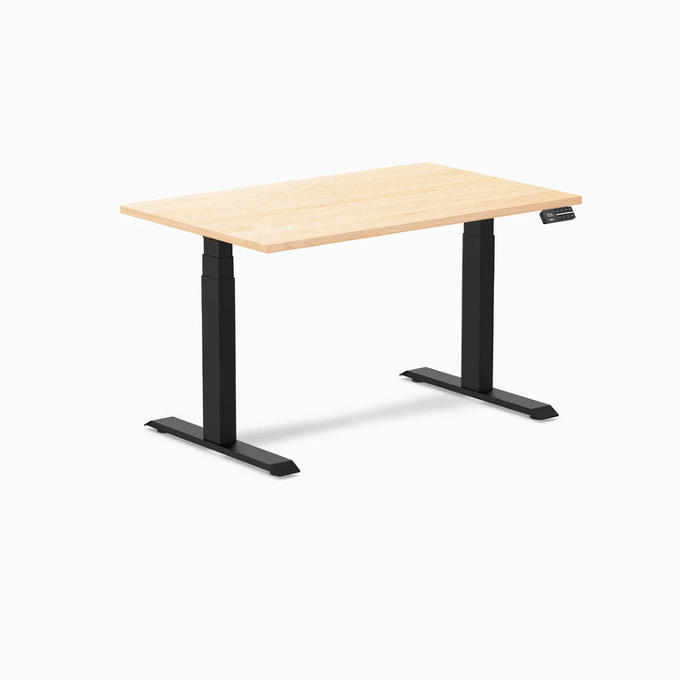 Desky Dual Hardwood Sit Stand Desk