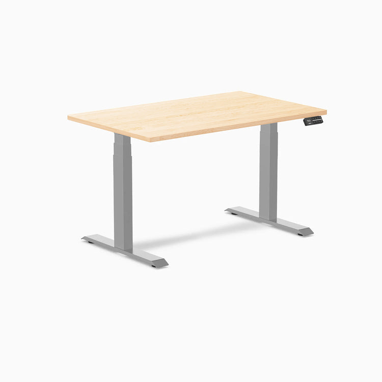 Desky Dual Hardwood Sit Stand Desk