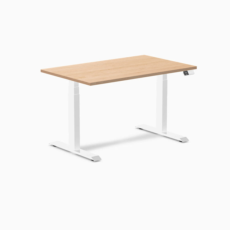 Desky Dual Hardwood Sit Stand Desk