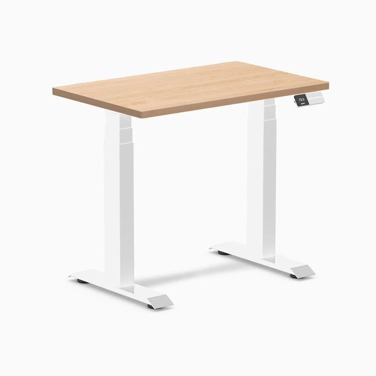 Desky Dual Mini Hardwood Sit Stand Desk
