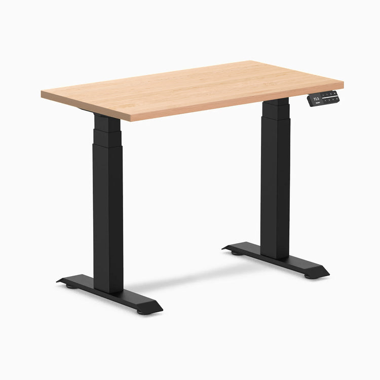 Desky Dual Mini Hardwood Sit Stand Desk