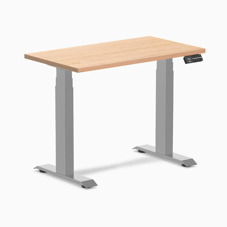 Desky Dual Mini Hardwood Sit Stand Desk