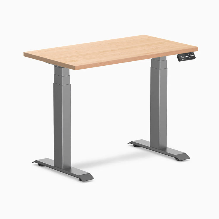 Desky Dual Mini Hardwood Sit Stand Desk