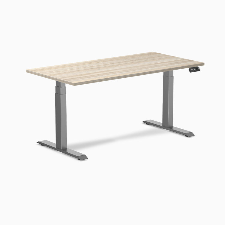 Desky Dual Melamine Sit Stand Desk
