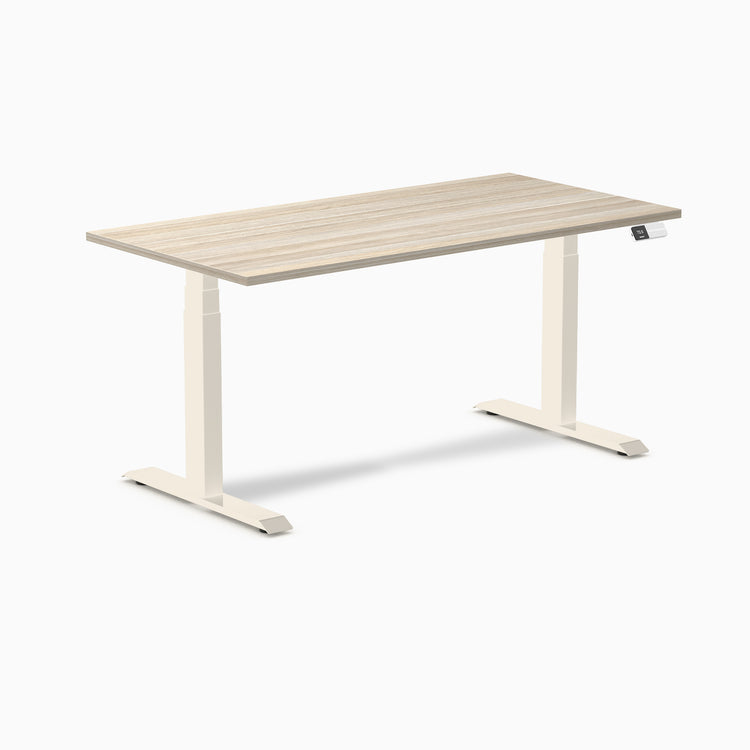 Desky Dual Melamine Sit Stand Desk