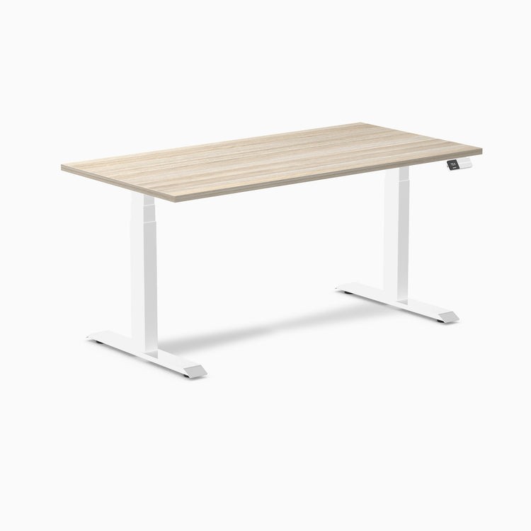 Almost Perfect Desky Dual Melamine Sit Stand Desk