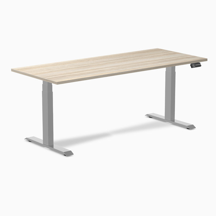 Almost Perfect Desky Dual Melamine Sit Stand Desk