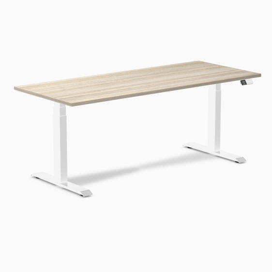 Almost Perfect Desky Dual Melamine Sit Stand Desk