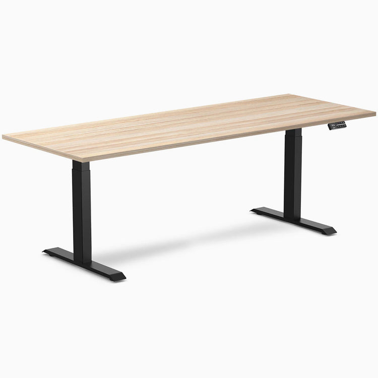 Desky Dual Melamine Sit Stand Desk