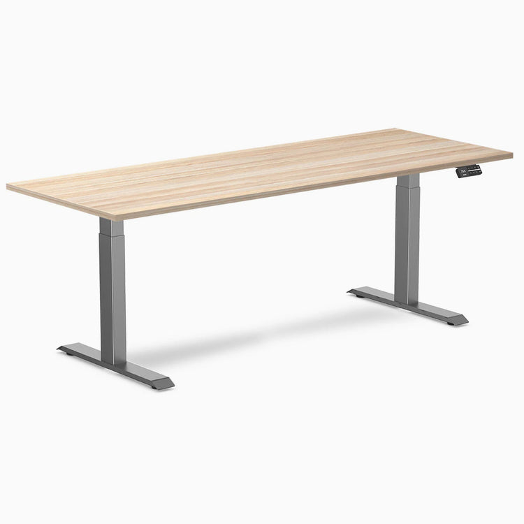 Desky Dual Melamine Sit Stand Desk