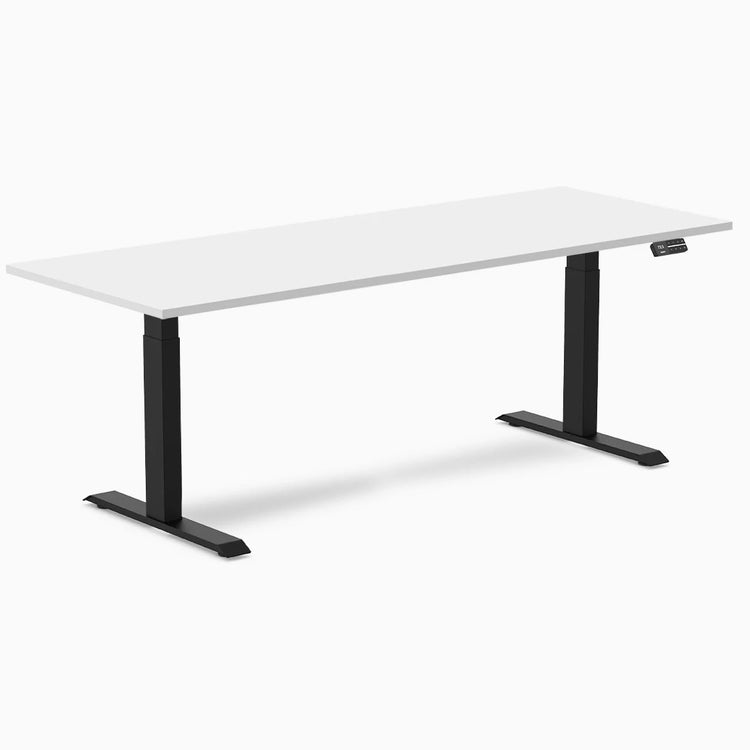 Almost Perfect Desky Dual Melamine Sit Stand Desk