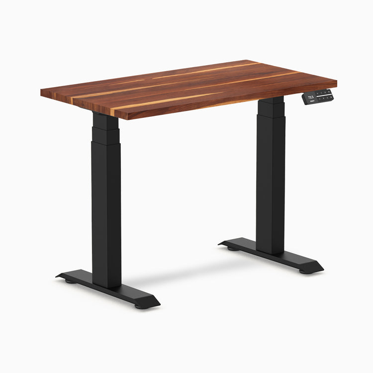Desky Dual Mini Hardwood Sit Stand Desk
