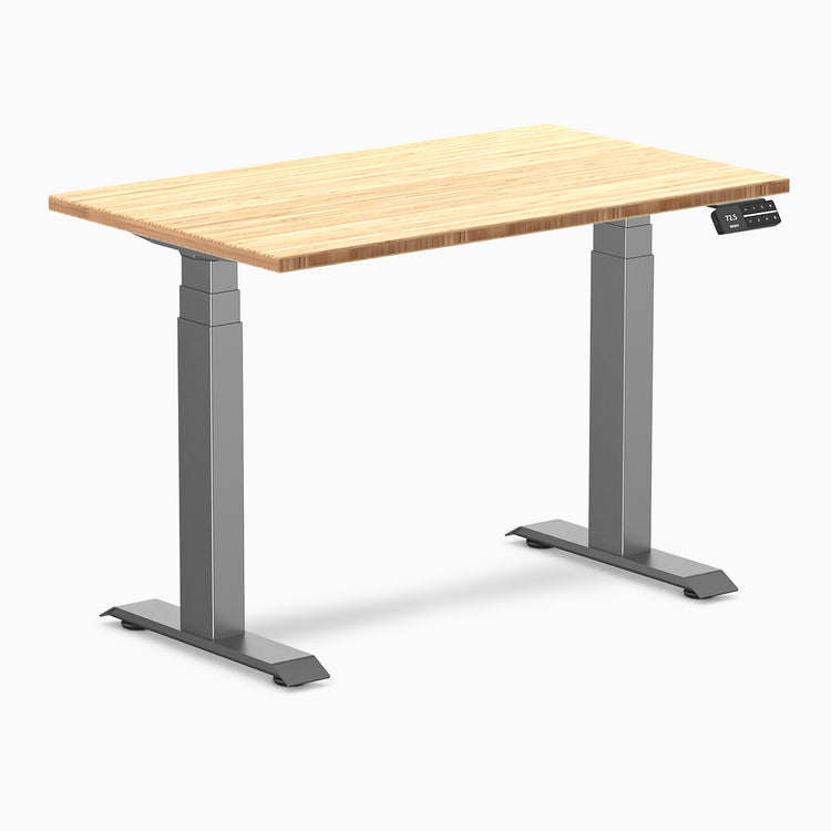 Desky mini standing desk in bamboo