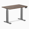 Desky Dual mini sit stand desk jarrah legno melamine desktop