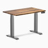 Desky dual mini standing desk pheasantwood in space grey