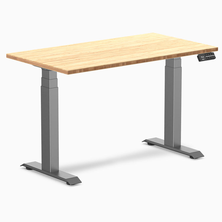 Desky mini standing desk in bamboo