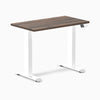 Desky Dual mini sit stand desk jarrah legno melamine desktop