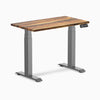 Desky dual mini standing desk pheasantwood in space grey