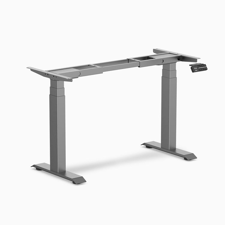 Desky dual mini standing desk frame in space grey