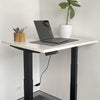 Desky Dual Mini Sit Stand Desk White -Desky®