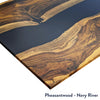 Desky Resin Hardwood Desk Tops-Pheasantwood Navy River Desky®
