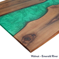 Desky Resin Hardwood Desk Tops-Pheasantwood Navy River Desky®