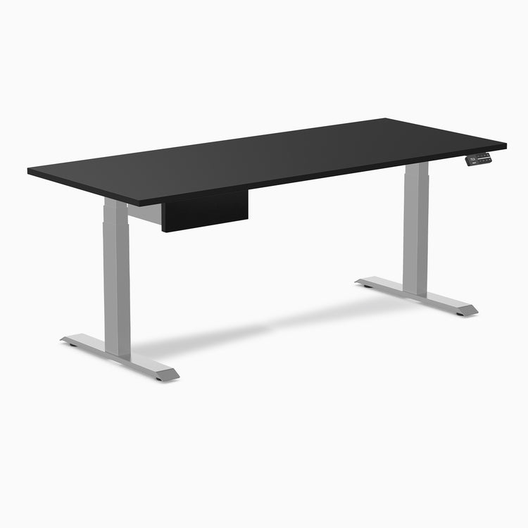 Desky Dual Melamine Standing Desk With Drawer
