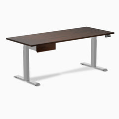 Desky Dual Rubberwood Standing Desk With Drawer detail view 19