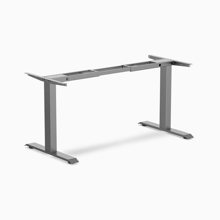 Desky zero fixed desk frame in space grey