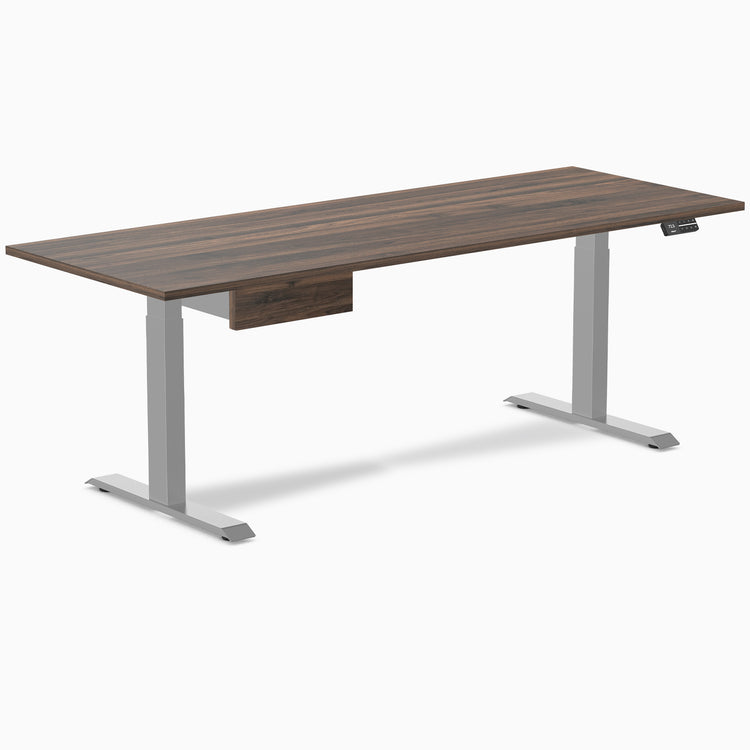 Desky Dual Melamine Standing Desk With Drawer