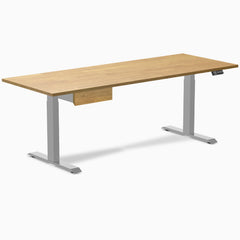 Desky Dual Rubberwood Standing Desk With Drawer detail view 69