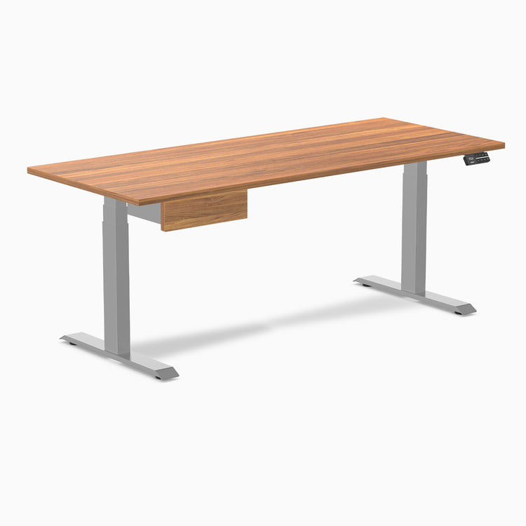 Desky Dual Melamine Standing Desk With Drawer