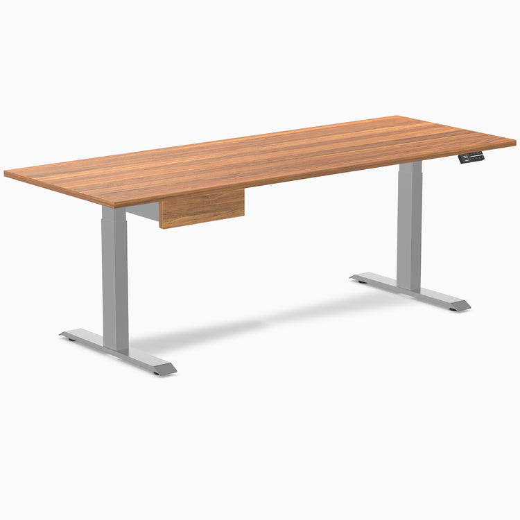Desky Dual Melamine Standing Desk With Drawer