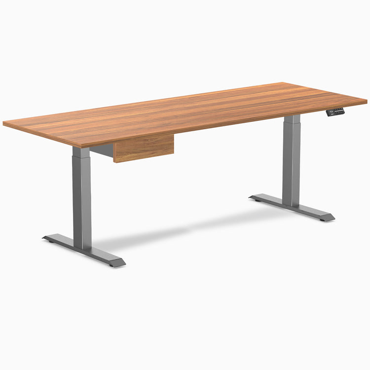 Desky Dual Melamine Standing Desk With Drawer
