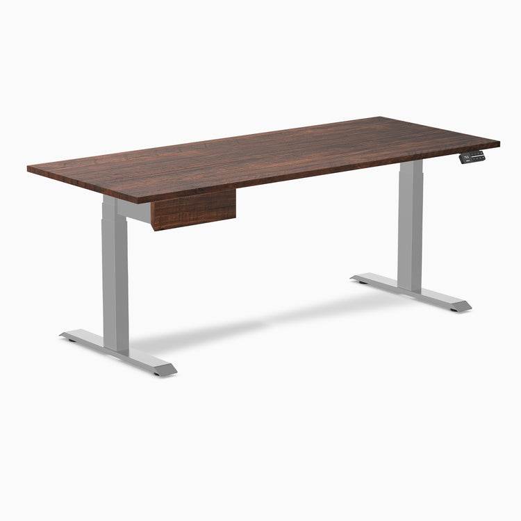 Desky Dual Softwood Standing Desk With Drawer