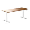 dual bamboo height adjustable desk