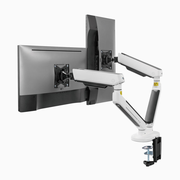 Desky dual LED monitor arm