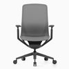 Desky echo modern office chair dark grey