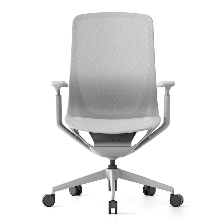 Desky Echo Modern Office Chair in white variant 