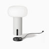 Desky cordless rechargeable desk lamp in white with magnetic dock