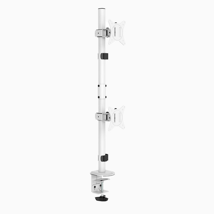 Desky eco Vertical monitor mount in white