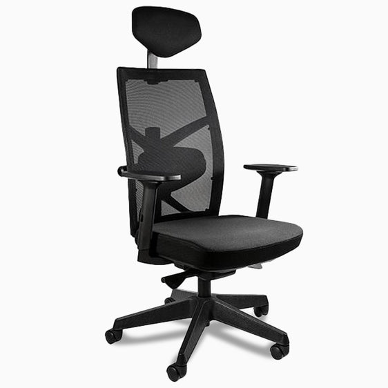 Desky elite ergonomic chair with headrest