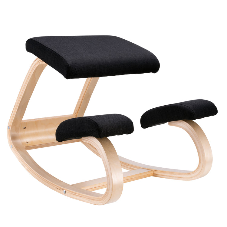 Desky color black kneeling chair