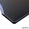 Desky ergo melamine black desktop