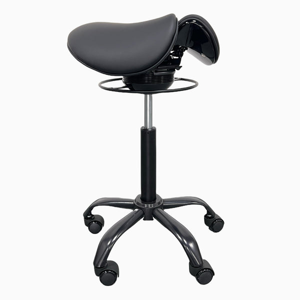 Move ergonomic saddle chair in black