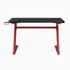 Desky Ergonomic Z Gaming Desk in red